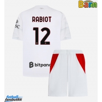AC Milan Adrien Rabiot #12 Bortedraktsett Barn 2026-27 Kortermet (+ Korte bukser)